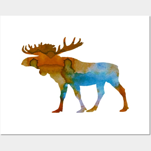 Moose Wall Art by BittenByErmines